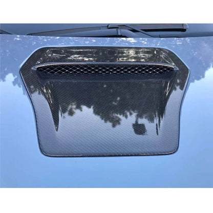 REAL Carbon Fiber Hood Air Vent Cover Replace for Honda Civic Type R FK8 17-21