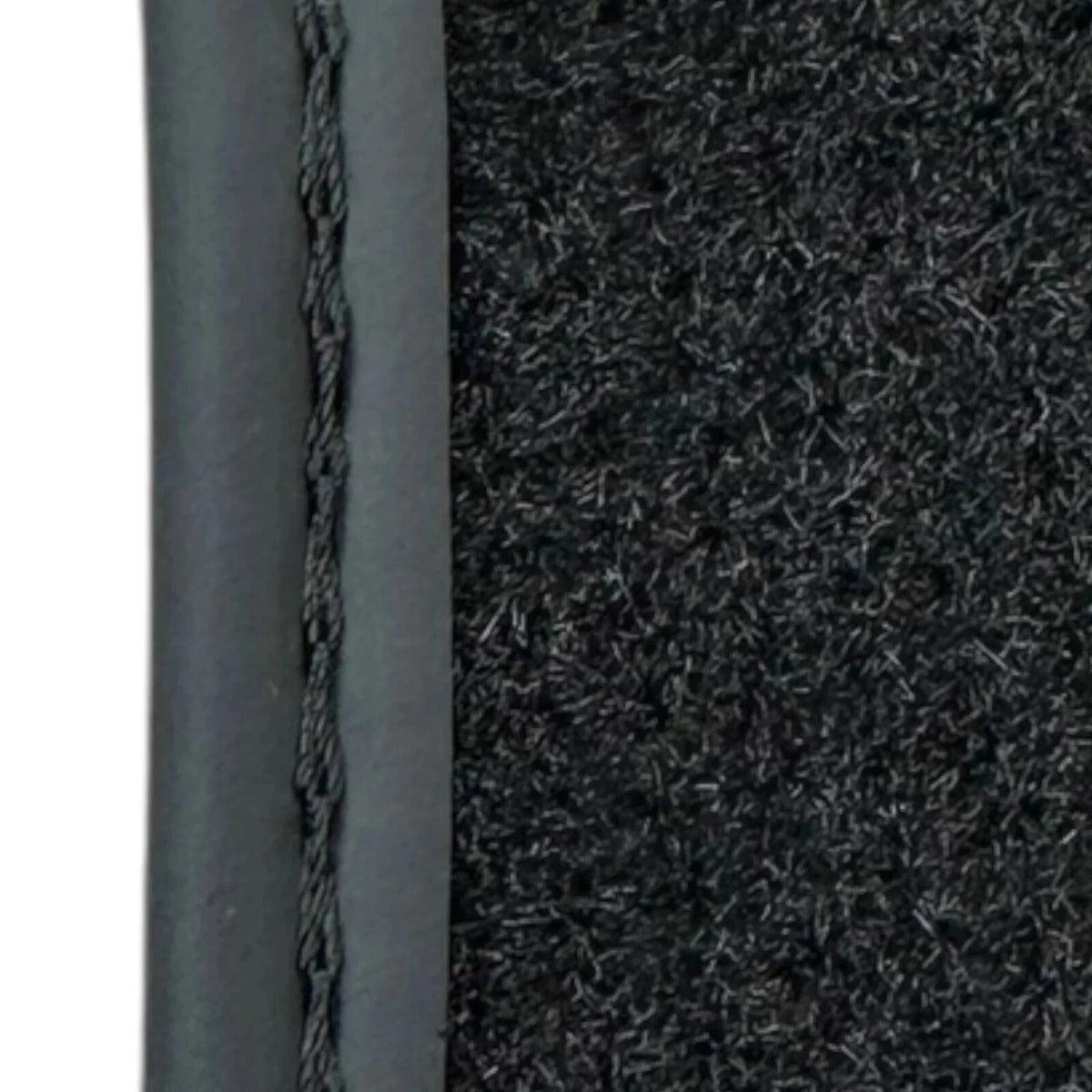 Black Floor Mats for Rolls Royce Spectre with Leather by AutoWin (2023-2024)