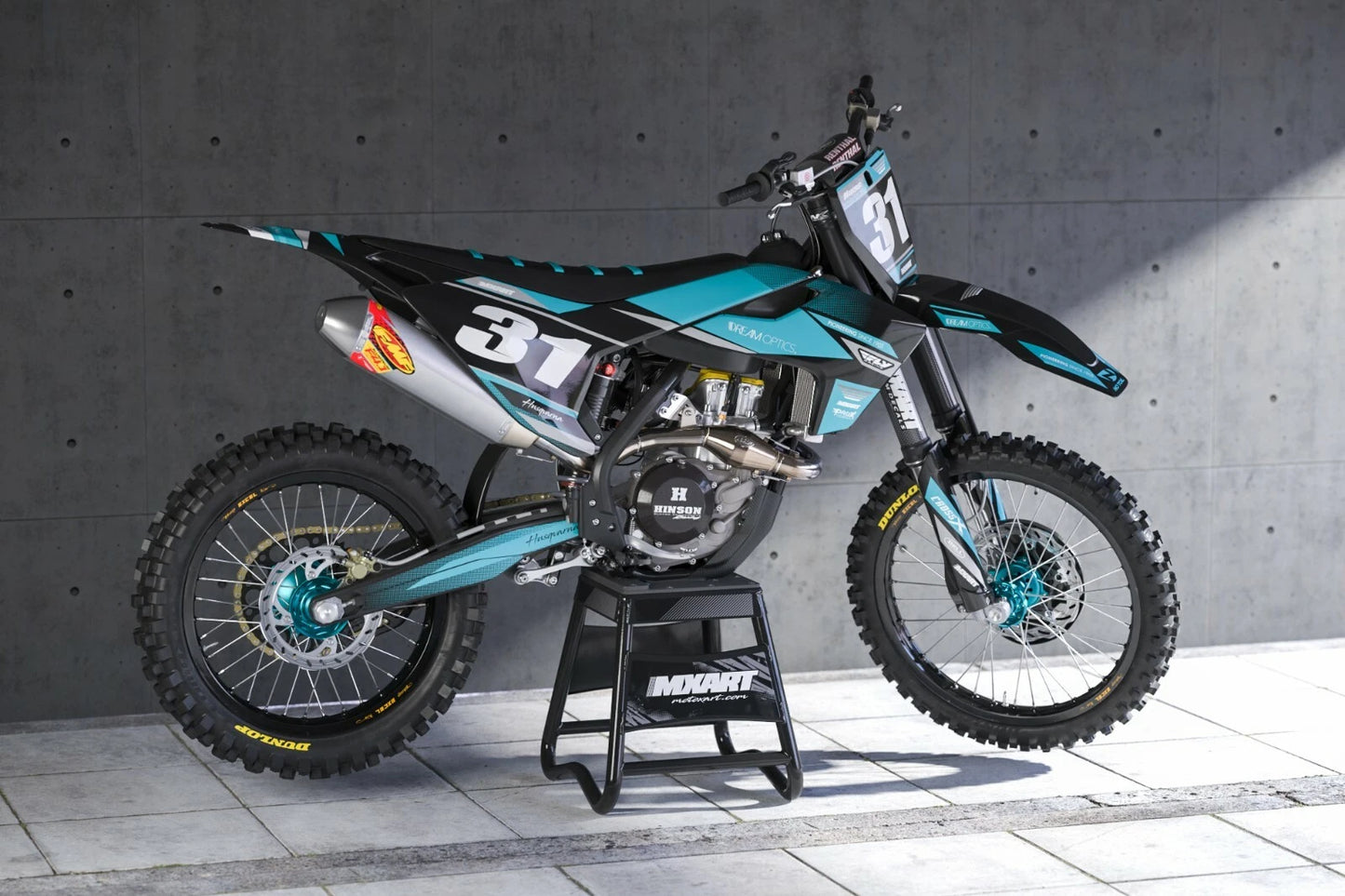 Premium Custom Graphics Kit Decals for Husqvarna TE 610 (1999-2001)