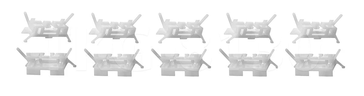 10 x Roof Drip Molding Clips for Mitsubishi L200 Triton (1995-2005)