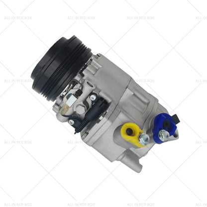 AC Compressor w/ Belt Pulley for BMW E53 X5 3.0d 3.0i 3.0L (2000-2006)