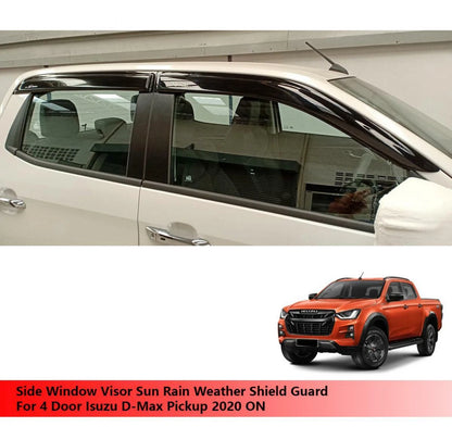 Windshield Rain Guard Visor for Isuzu D-Max Ute(2020)