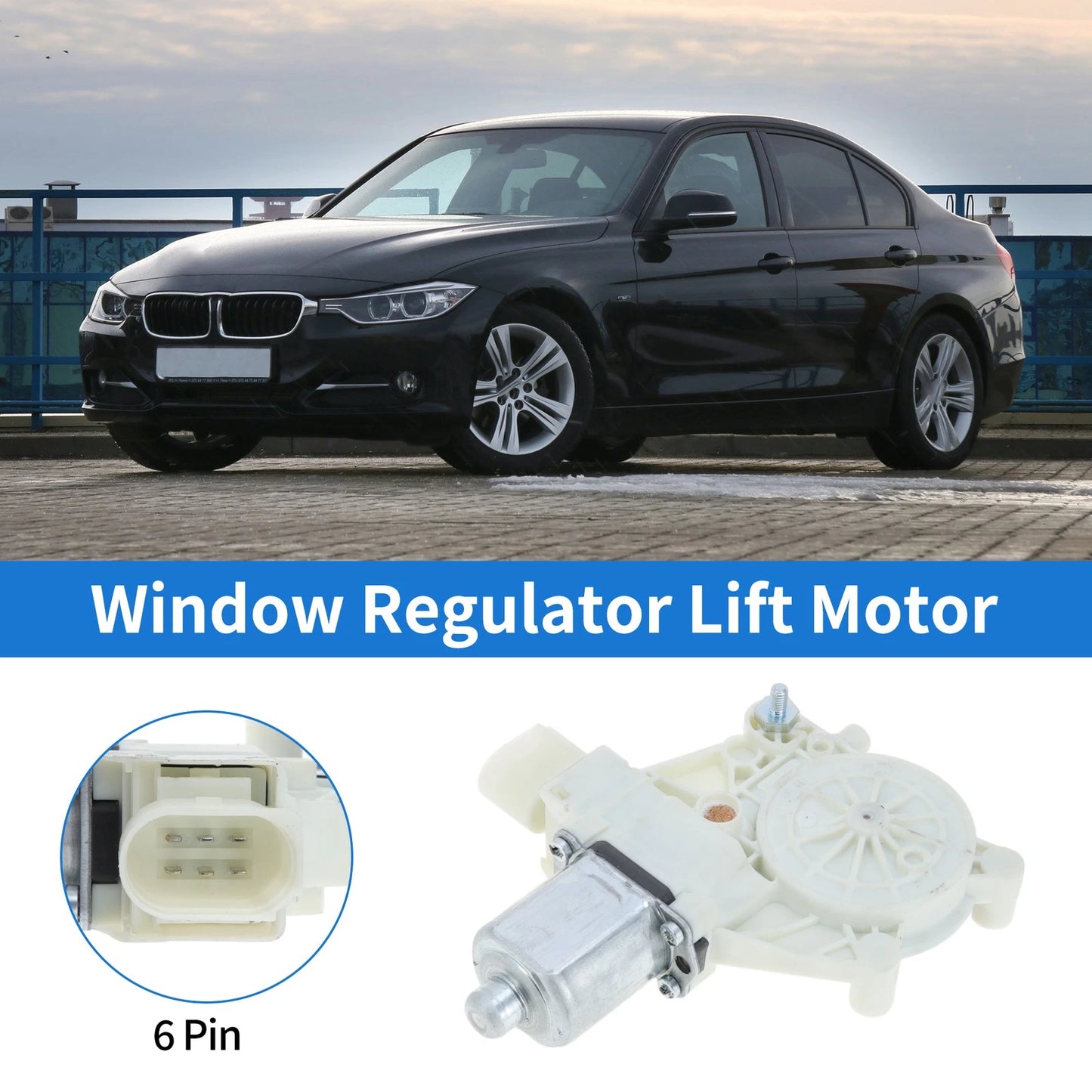 Power Window Regulator Lift Motor for BMW 323i (2006-2011)
