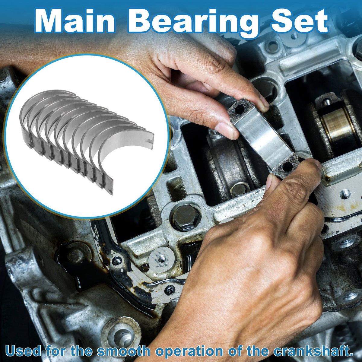 Main Bearing Set for Toyota Camry (1986–1991)