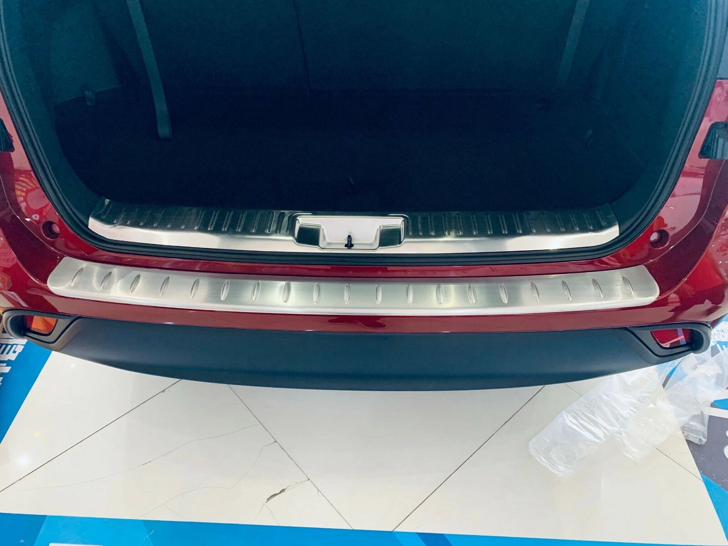 Steel Bumper Plate Protector Guard Set 2P for Toyota Highlander (2020-2023)