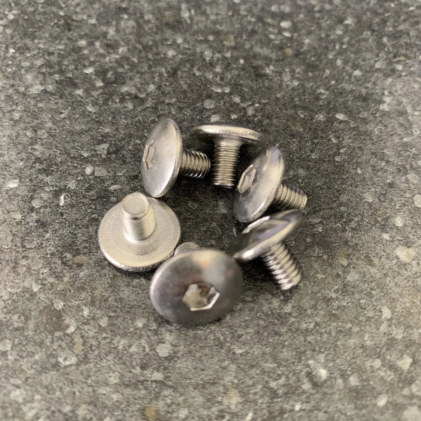 6x Stainless Shoe Cleat Bolts Cleats 13.5mm Head for Shimano Look