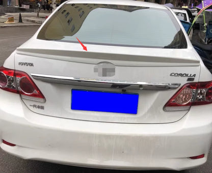 Super White Painted Trunk Spoiler Wing for Toyota Corolla Sedan (2009-2013)