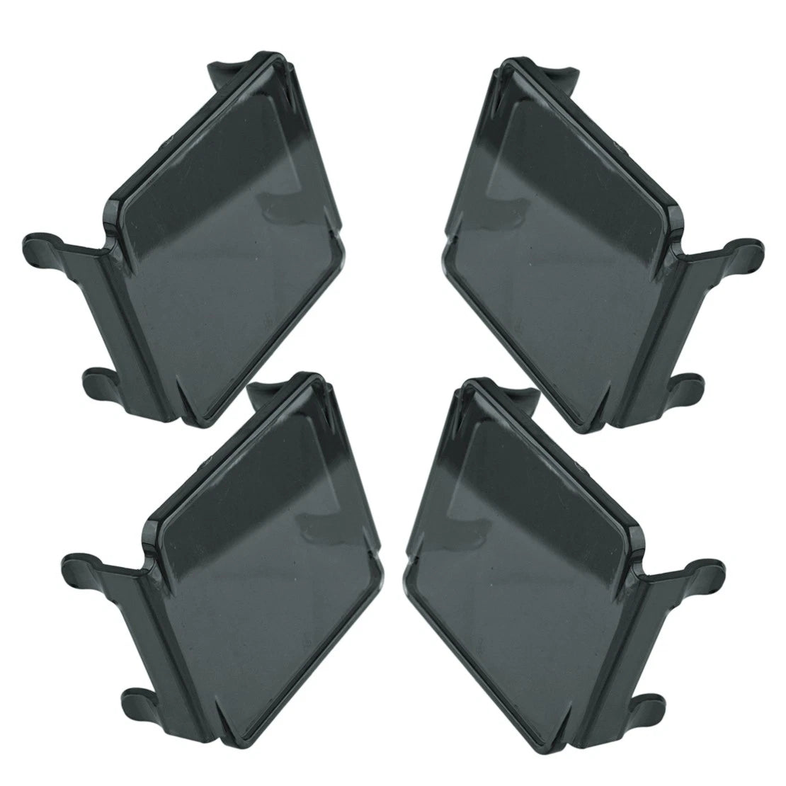 4x Smoke Black Covers for 3" LED Work Light Cube Bar Spot Driving Offroad