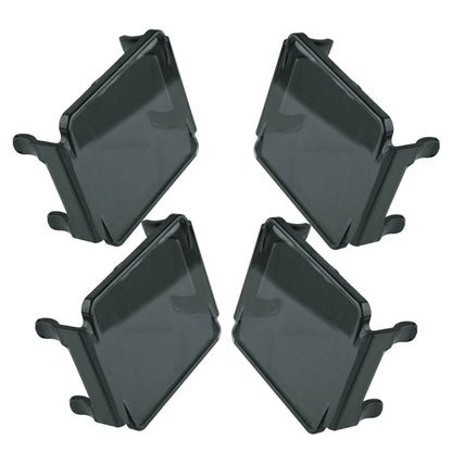 4x Smoke Black Covers for 3" LED Work Light Cube Bar Spot Driving Offroad