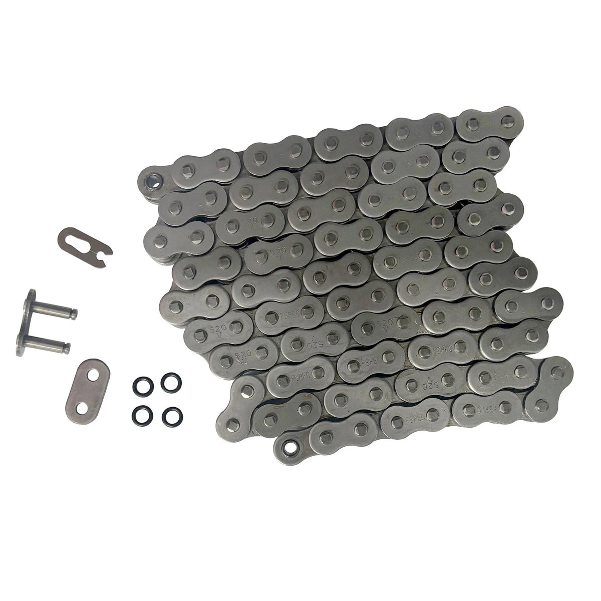 Natural 520x98 O-Ring Drive Chain for Yamaha YFZ450X (2010–2011)