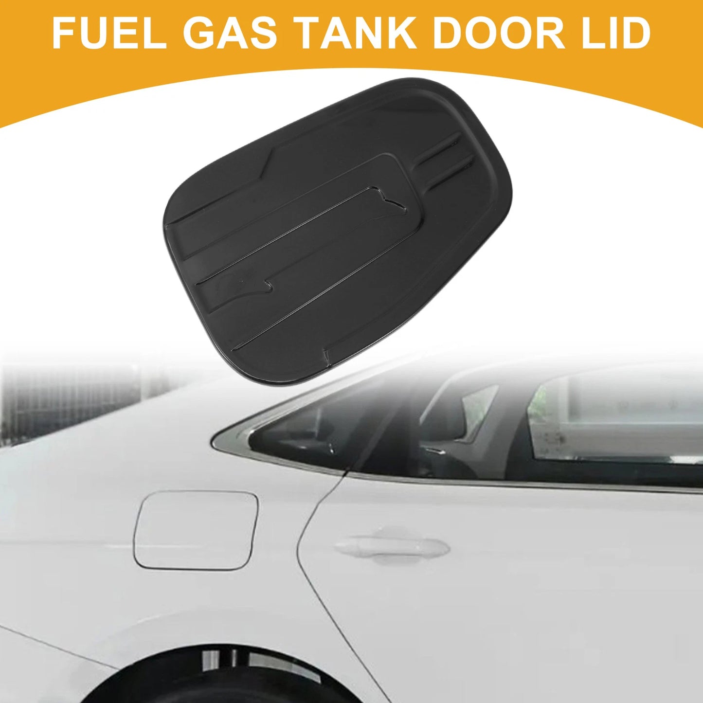 Fuel Tank Door Cap for Ford Ranger 2023-2025 Fuel Filler Flap Cover Black