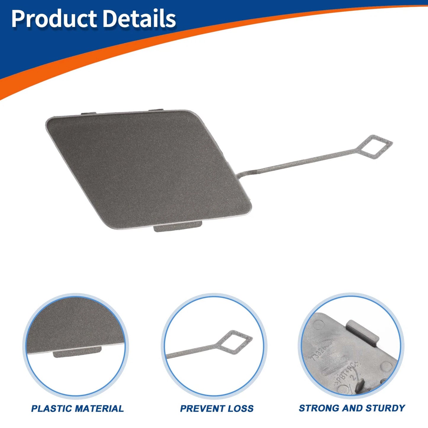 Front Right Tow Hook Cover for BMW (2012-2019)