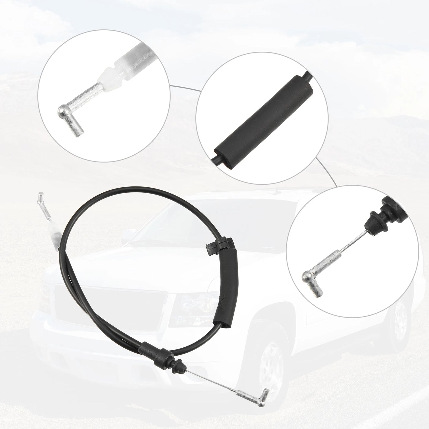 Front Left Door Handle Release Cable for Honda Accord 4 Door (2003-2007)