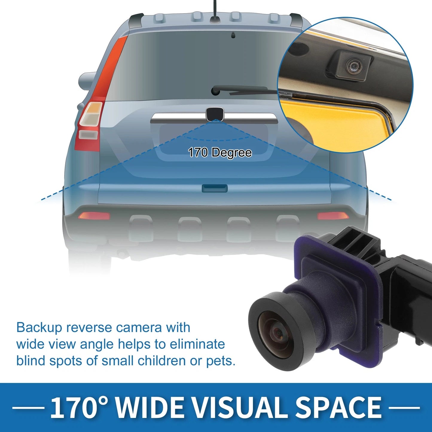 Rear View Park Assist Backup Camera for Ford Explorer (2013-2015)