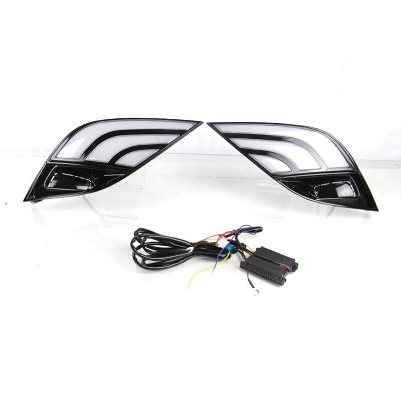 LED DRL Turn Signal Lamp Fog Light Wiring Kit Fit For Camry SE XSE 2018-2020