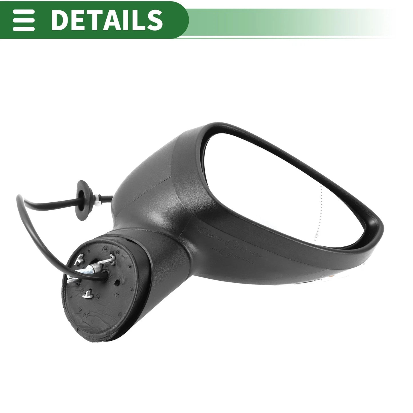 Right Side Door Mirror for Ford Fiesta MK7 (2012-2017)