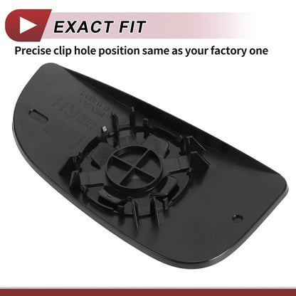 Right Passenger Side Lower Mirror Glass Replacement for Dodge