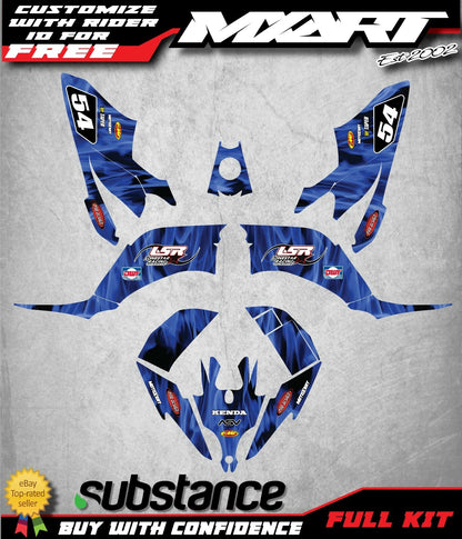Graphics Kit Decals for Yamaha Raptor 250 (2008-2013)