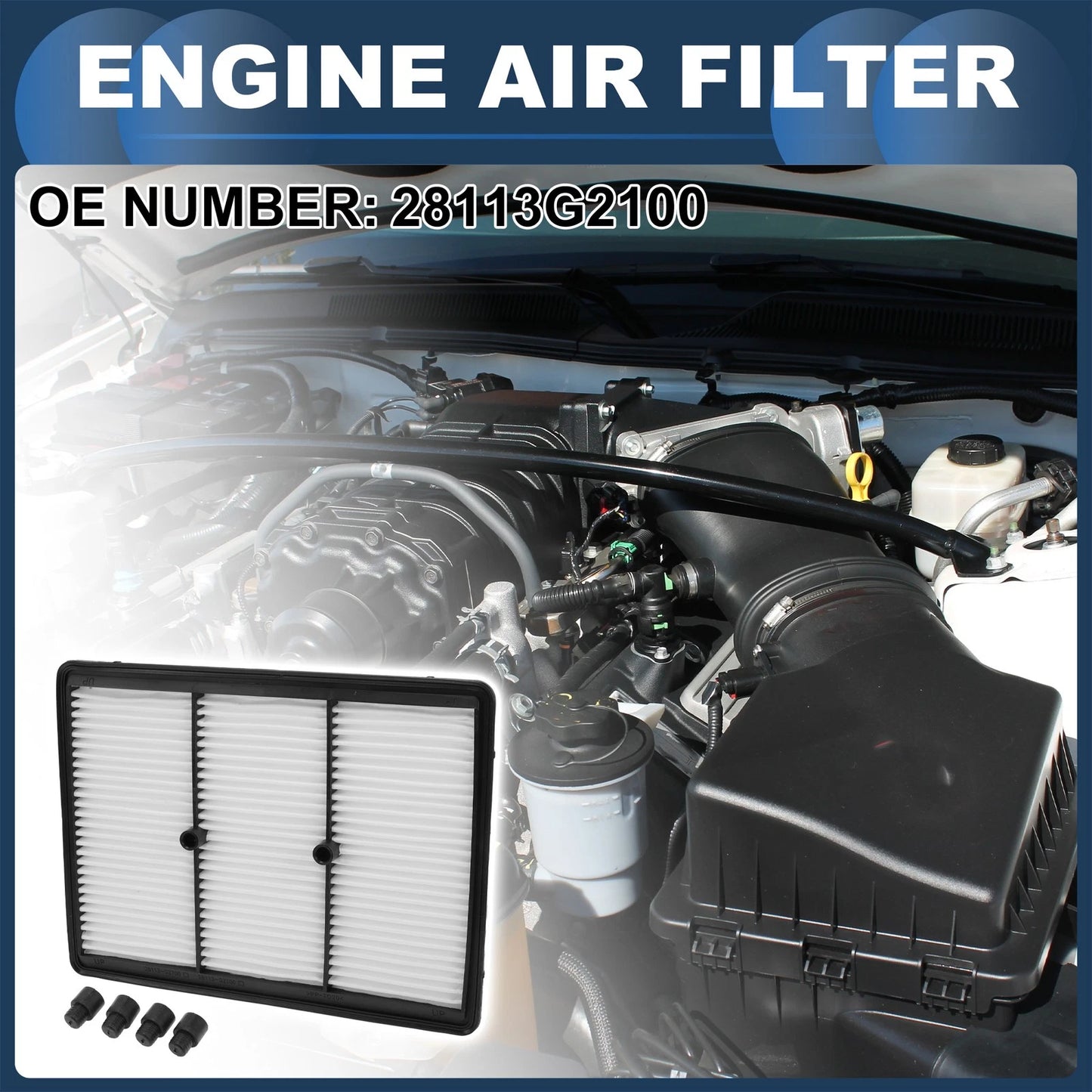 Engine Air Filter for Kia Niro 1.6L (2017-2022) 1 Pcs