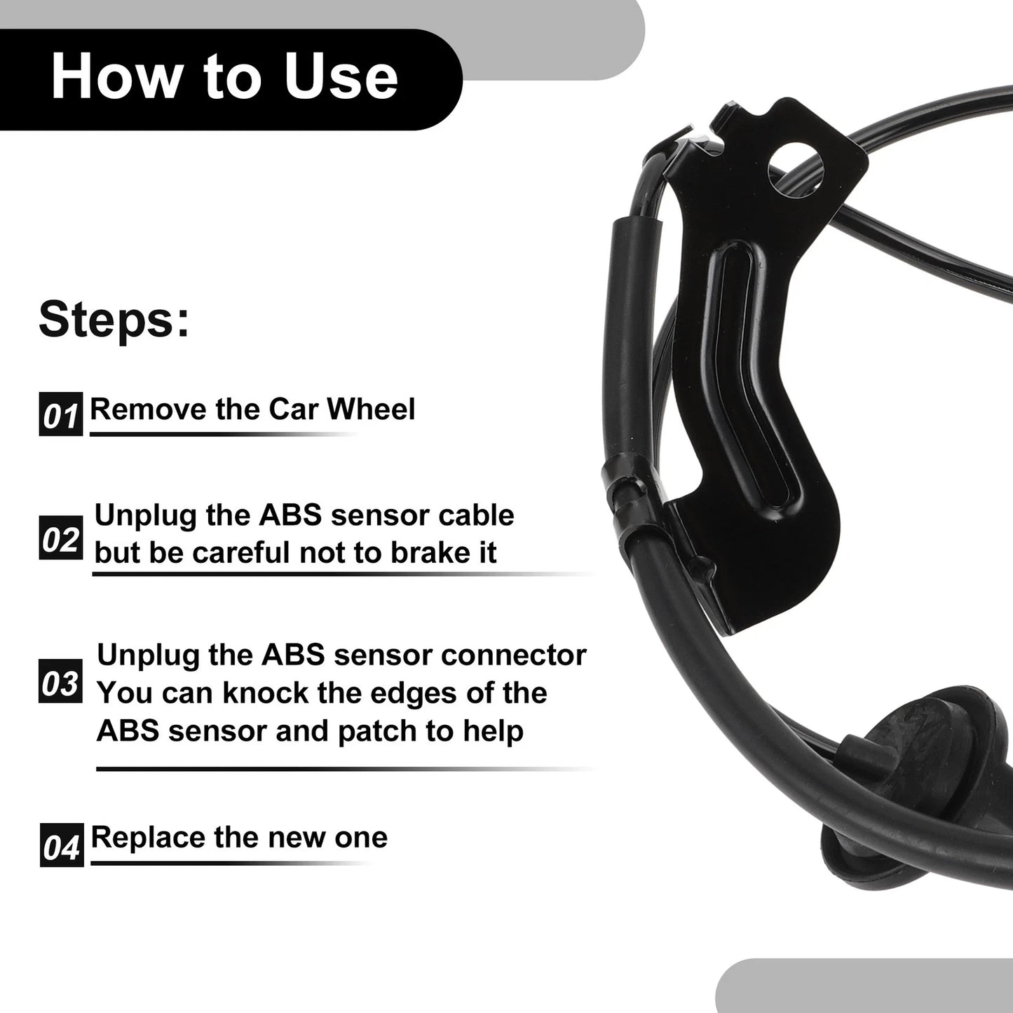 ABS Wheel Speed Sensor Kit for Dodge Caliber (2007-2008)