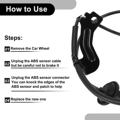 ABS Wheel Speed Sensor Kit for Dodge Caliber (2007-2008)