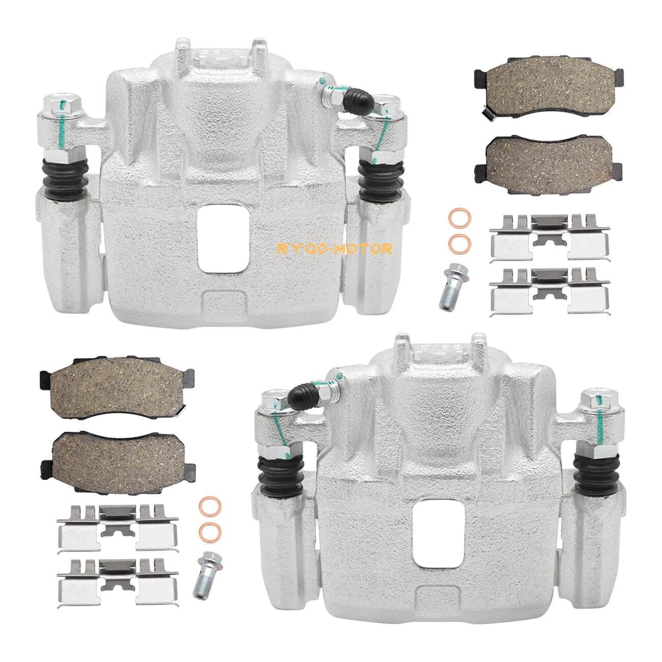Front Brake Calipers & Pads for Honda Pioneer 700 520 500 SXS700 SXS500 SXS520