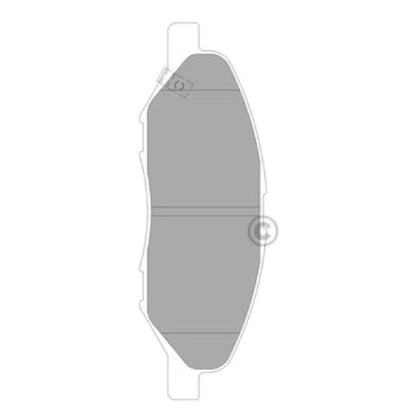 Front Disc Brake Pads Set for Nissan Micra (2007-2010)