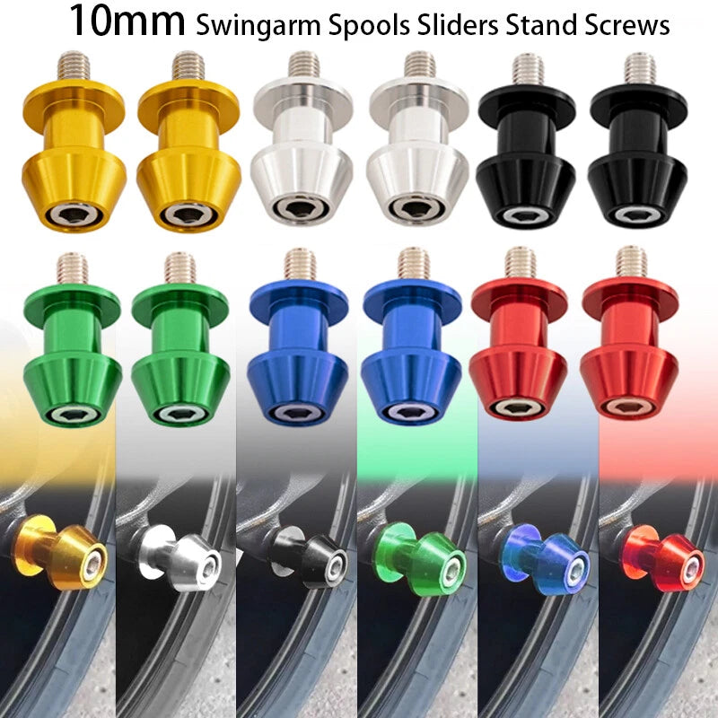 Swingarm Spools Sliders for CFMOTO 400NK 650NK M10 Paddock Rear Stand (N/A)