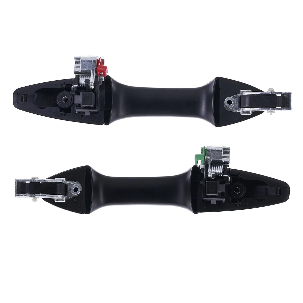 Set of 2 Rear Left + Right Door Handle Outer Black for Honda CRV (2007–2012)