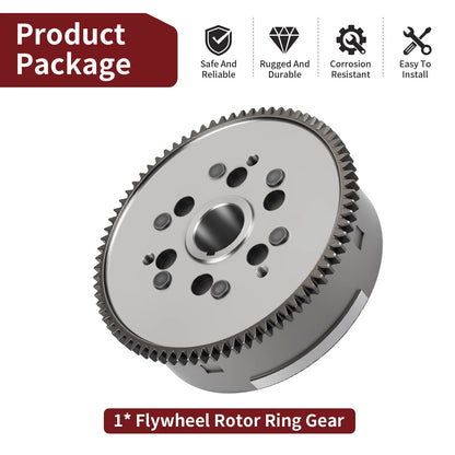 Flywheel Rotor Magneto Starter Ring Gear for Yamaha Grizzly 600 (1998–2001)