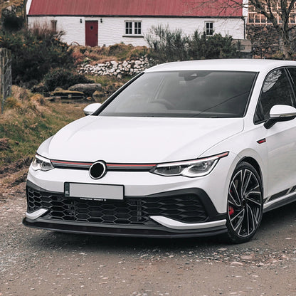 Front Spoiler Lip Splitter for VW Golf 8 R GTI (2020-2023)
