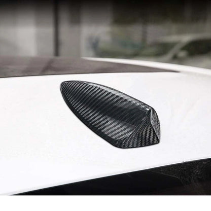 Red Carbon Fiber Shark Roof Antenna Cover Trim For Cadillac ATS CT5 CT6