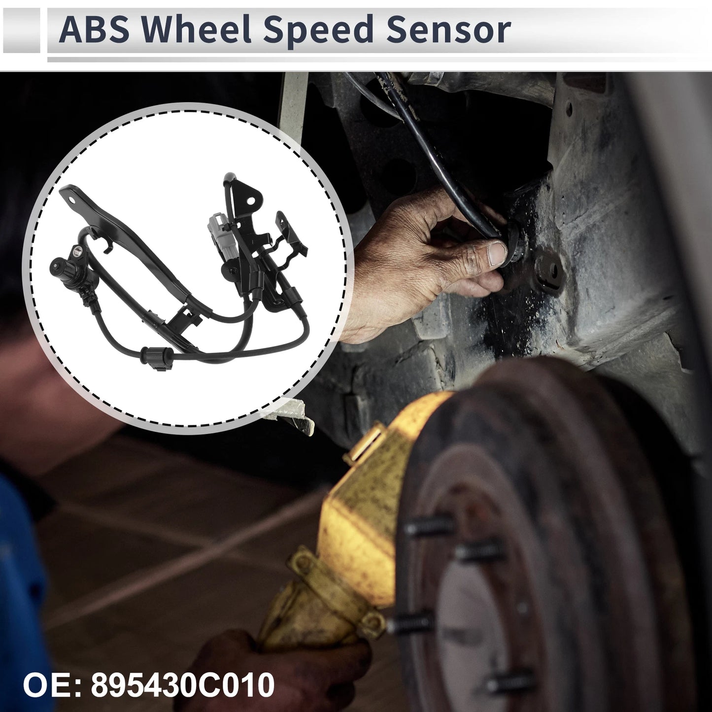 ABS Wheel Speed Sensor for Toyota Tundra 2000-2006 1 x Front Left Sensor