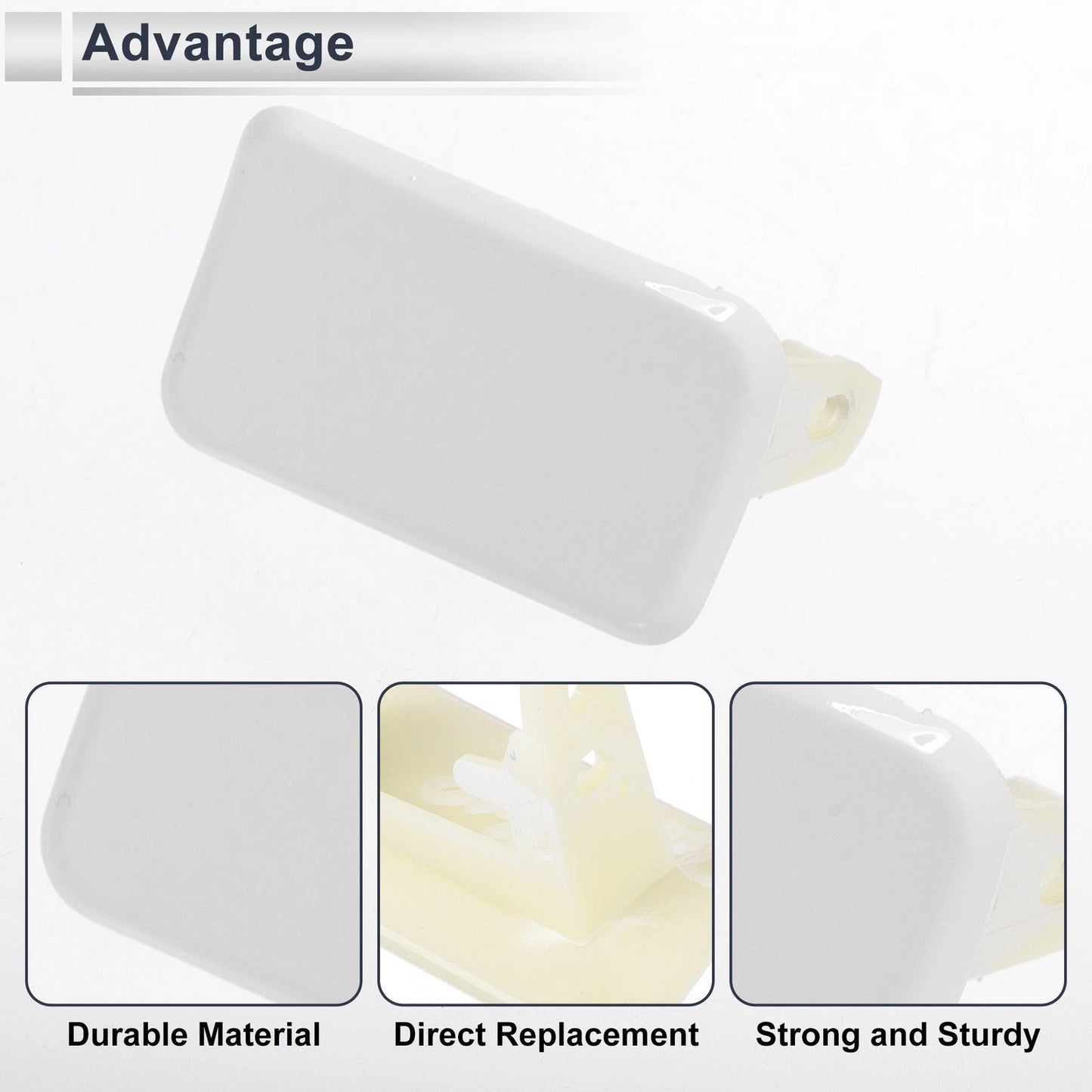 Front Left Bumper Headlight Washer Nozzle Cover for BMW X3 (2004-2010)