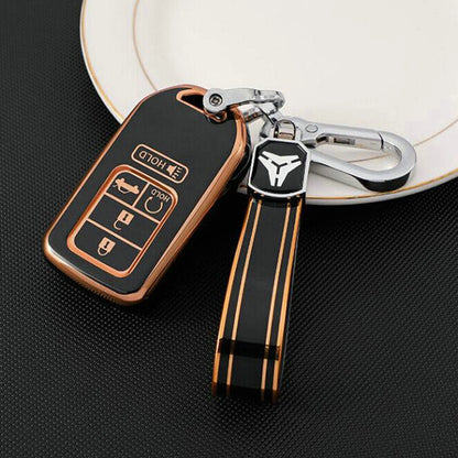 Car Remote Key Fob Case Cover Holder for Honda Civic CR-V Accord Pilot Insight