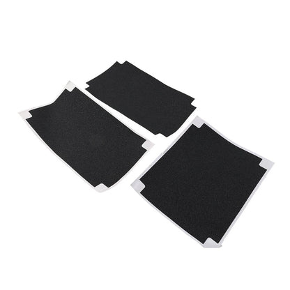 3 x PVC Leather Side Top Rear Case Pad Covers for BMW R1200GS R1250GS (2013-2023)