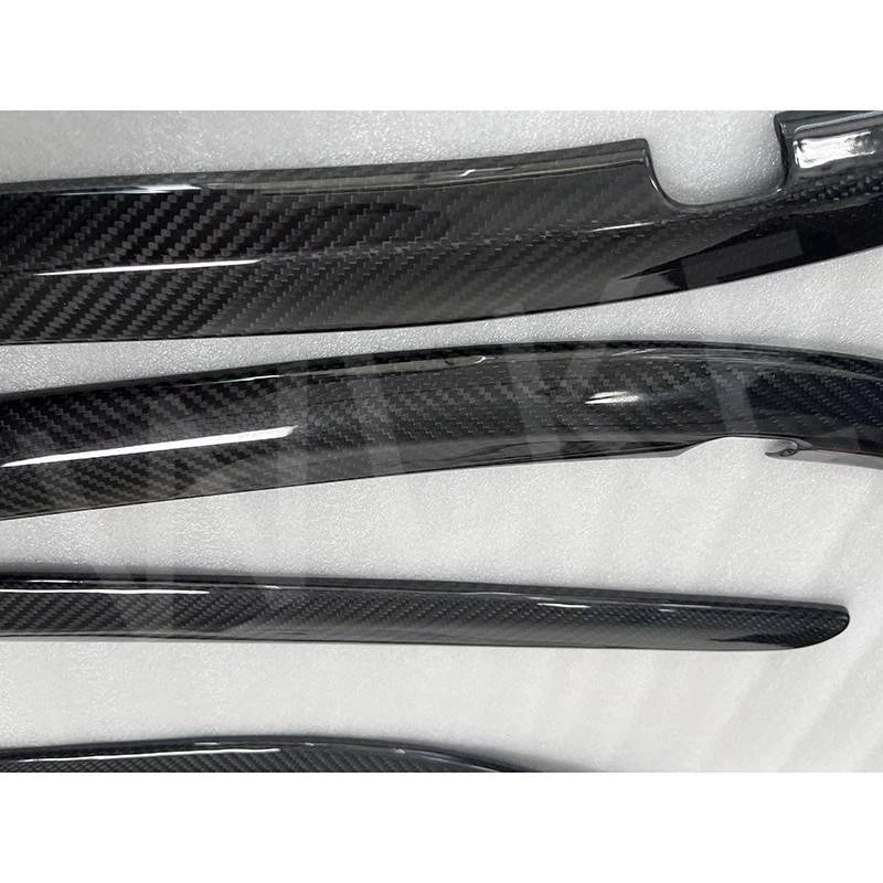 Full Carbon Fiber Inner Door Panel Strip Cover for Maserati GranTurismo GC 08-19