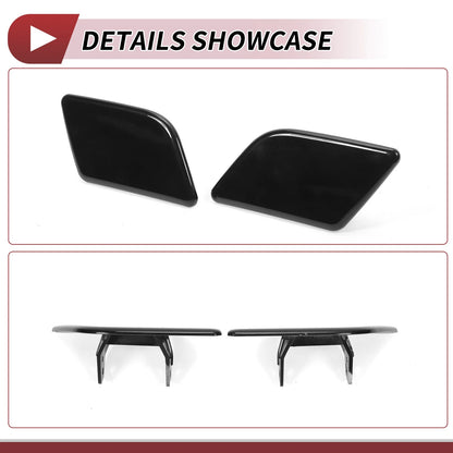 Washer Nozzle Cover Cap for BMW X1 (2013-2015) Black