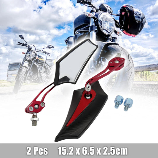 2 x Handlebar Rear View Side Mirror for Motorcycle