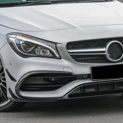 Front Bumper Splitter Canards for Benz CLA200 W117 C117 (2016-2019)