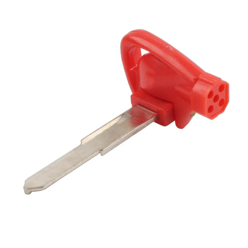 Red Right Ignition Key Blank Shell Case for Yamaha Motorbike Scooter