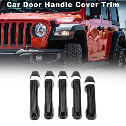 Door Handle Cover Trim for Jeep Wrangler JL (2018-2022) - Black Tailgate Cover