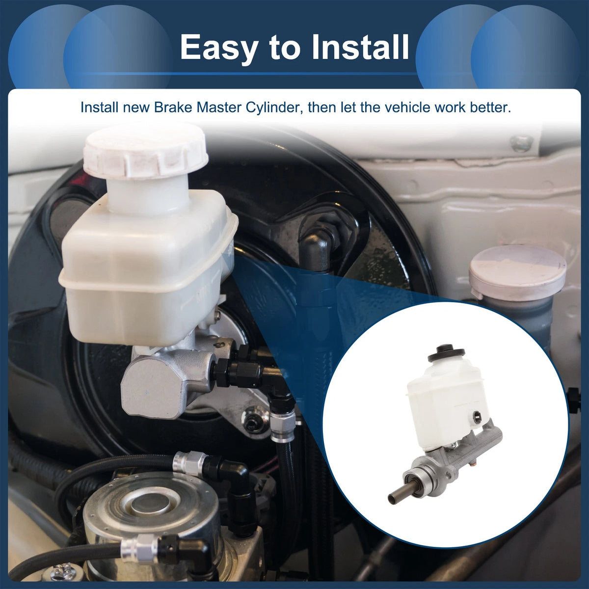 Brake Master Cylinder with Reservoir for Toyota Camry (2004-2006)