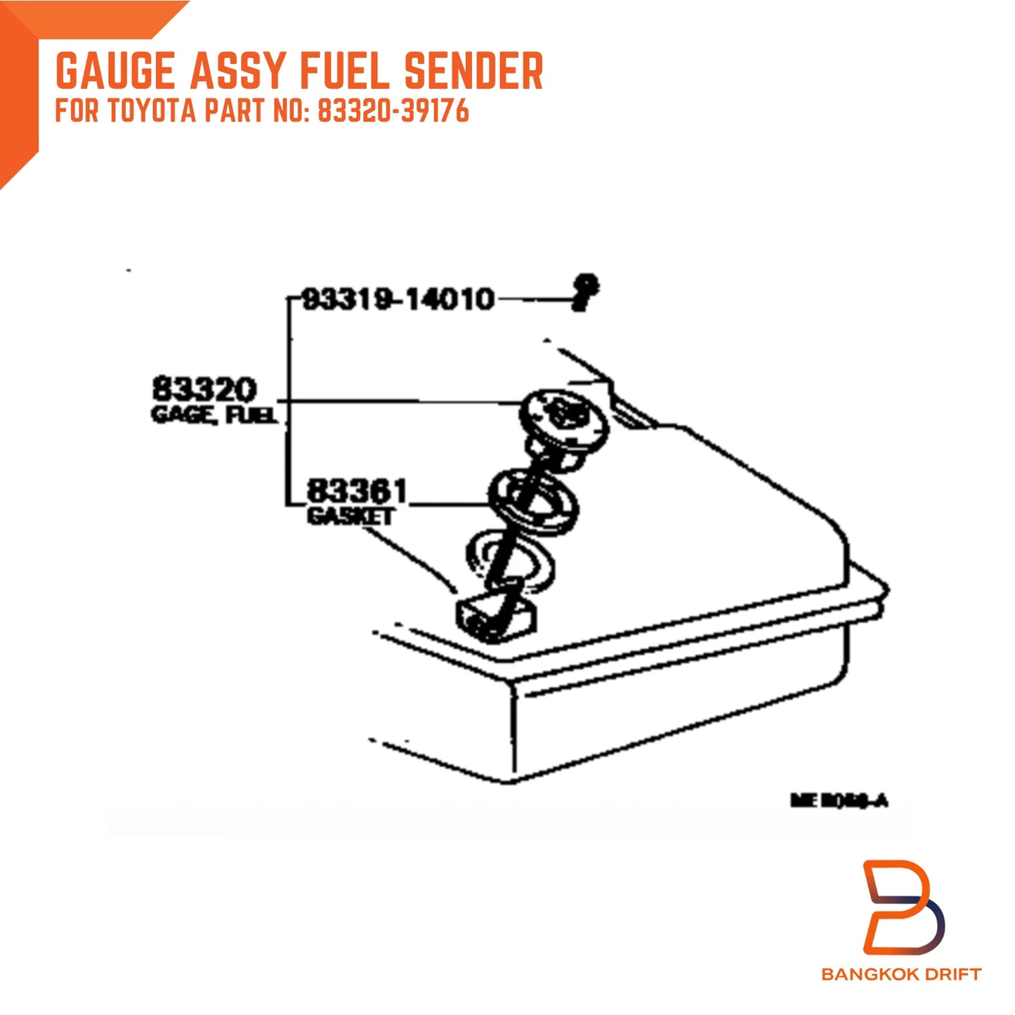 Fuel Gauge Sending Unit for Toyota Hilux Ute (RN30, RN40) (1983-1988)