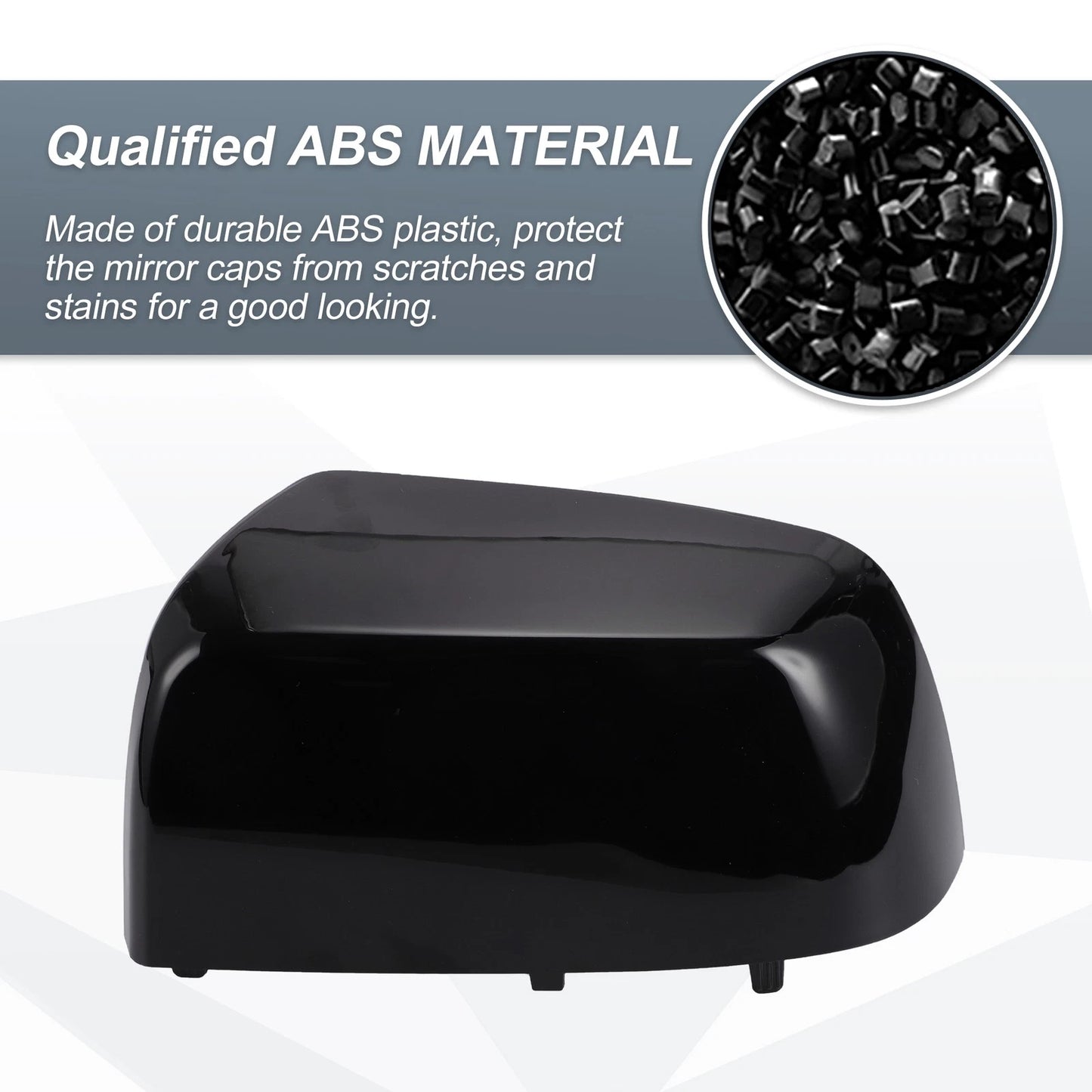 Left Side Rearview Mirror Cap Gloss Black for CHEVROLET COLORADO