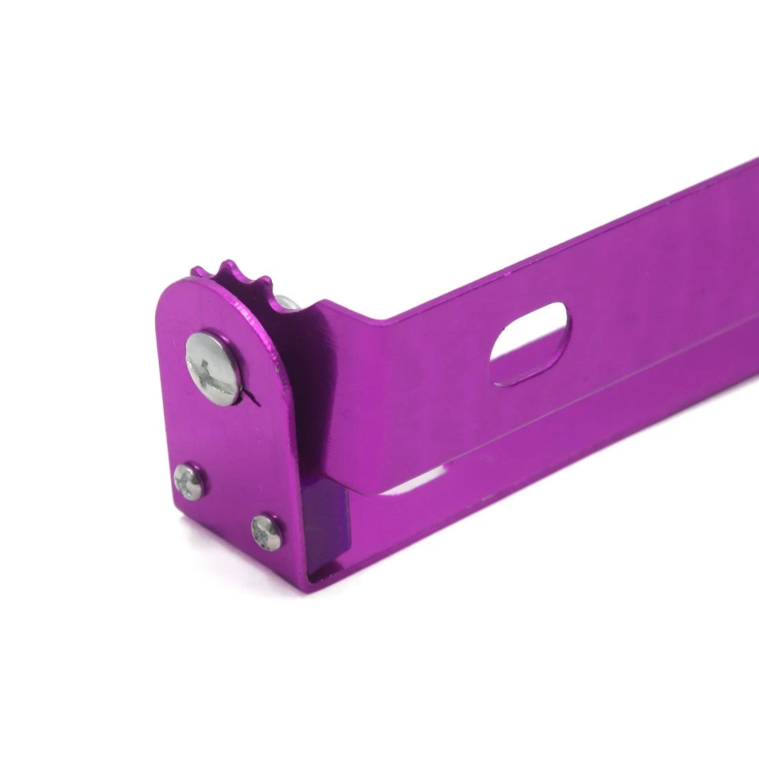 Purple Aluminum Alloy Adjustable Motorcycle License Plate Mount Holder Bracket