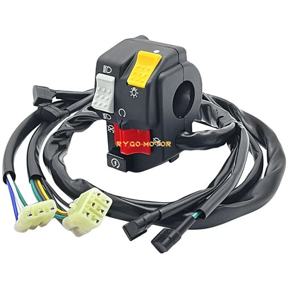 Handlebar Control Switch Start Kill Stop Headlight for Honda Recon 250