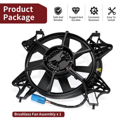 Brushless Fan Assembly for Polaris RZR XP Turbo S 2018-2019