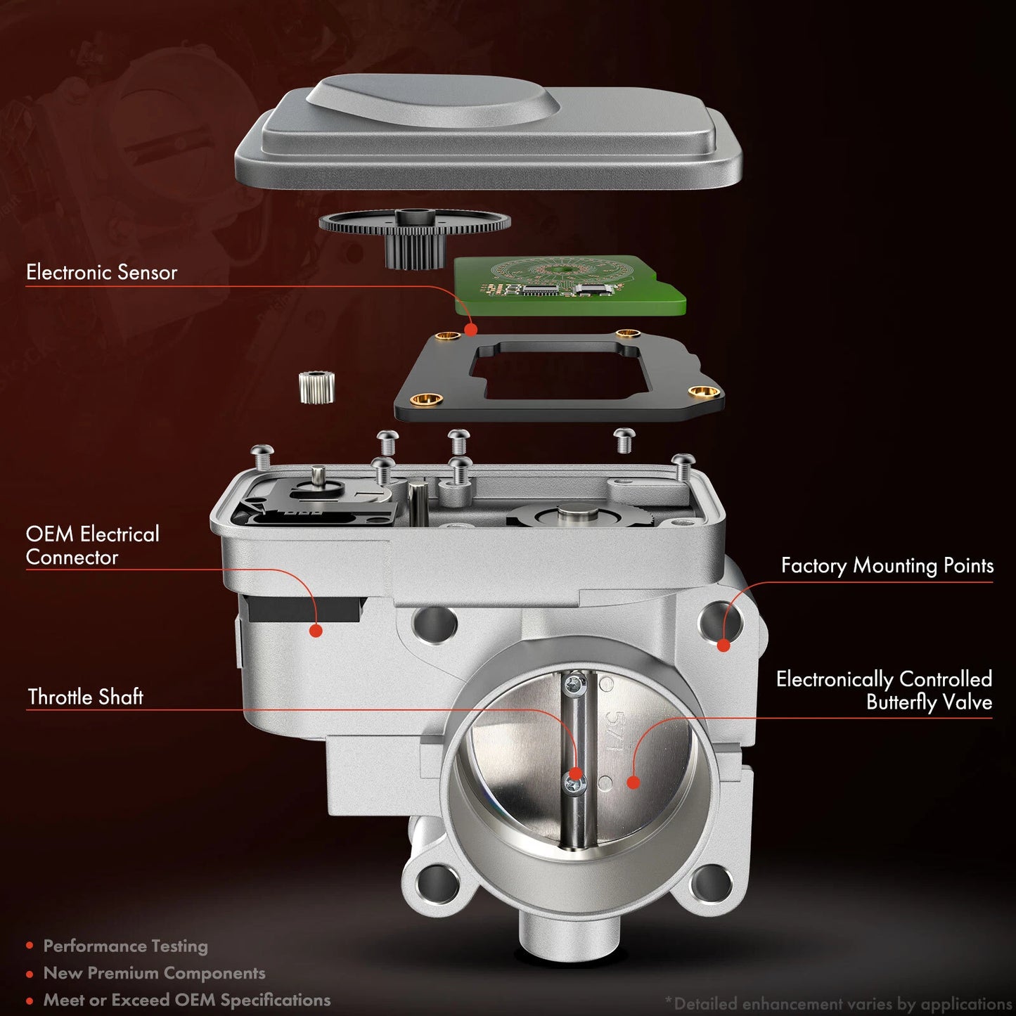 Fuel Injection Throttle Body Jeep Grand Cherokee Wrangler Gladiator Ram1500 (2019–2023)