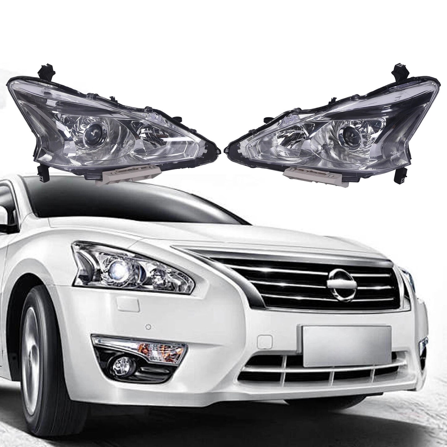 Right & Left Headlight for Nissan Altima L33 ST/ST-L (2013-On)